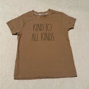 Kids Tan/Light Brown T-Shirt - 'Kind to All Kinds'